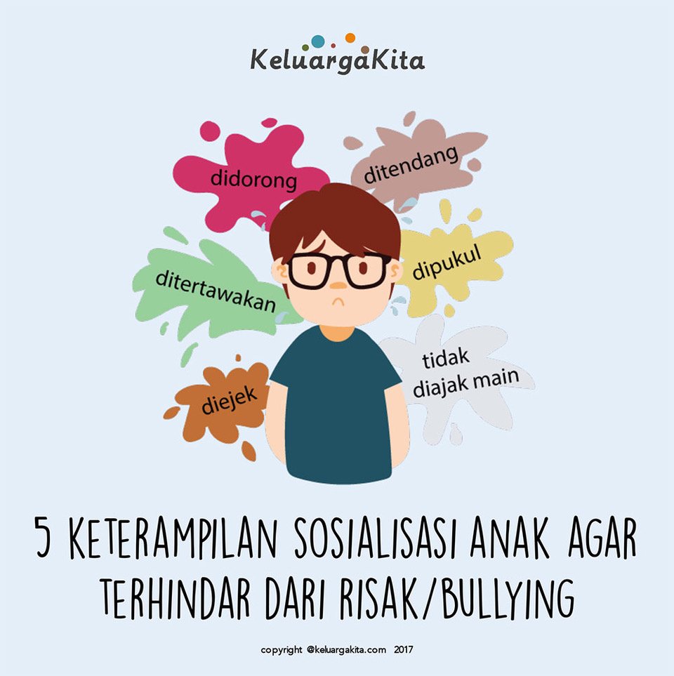 5 Keterampilan Sosialisasi Anak agar Terhindar dari Risak/Bullying